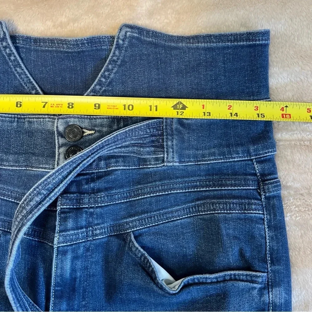 Mother Triple Stack Looker Hi Rise Tie Waist Stretch Skinny Jeans Size 31 - Picture 12 of 15